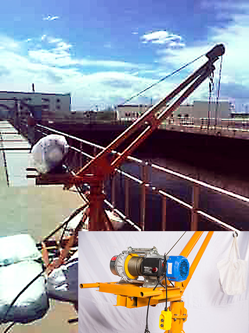 電動提升機高空吊裝